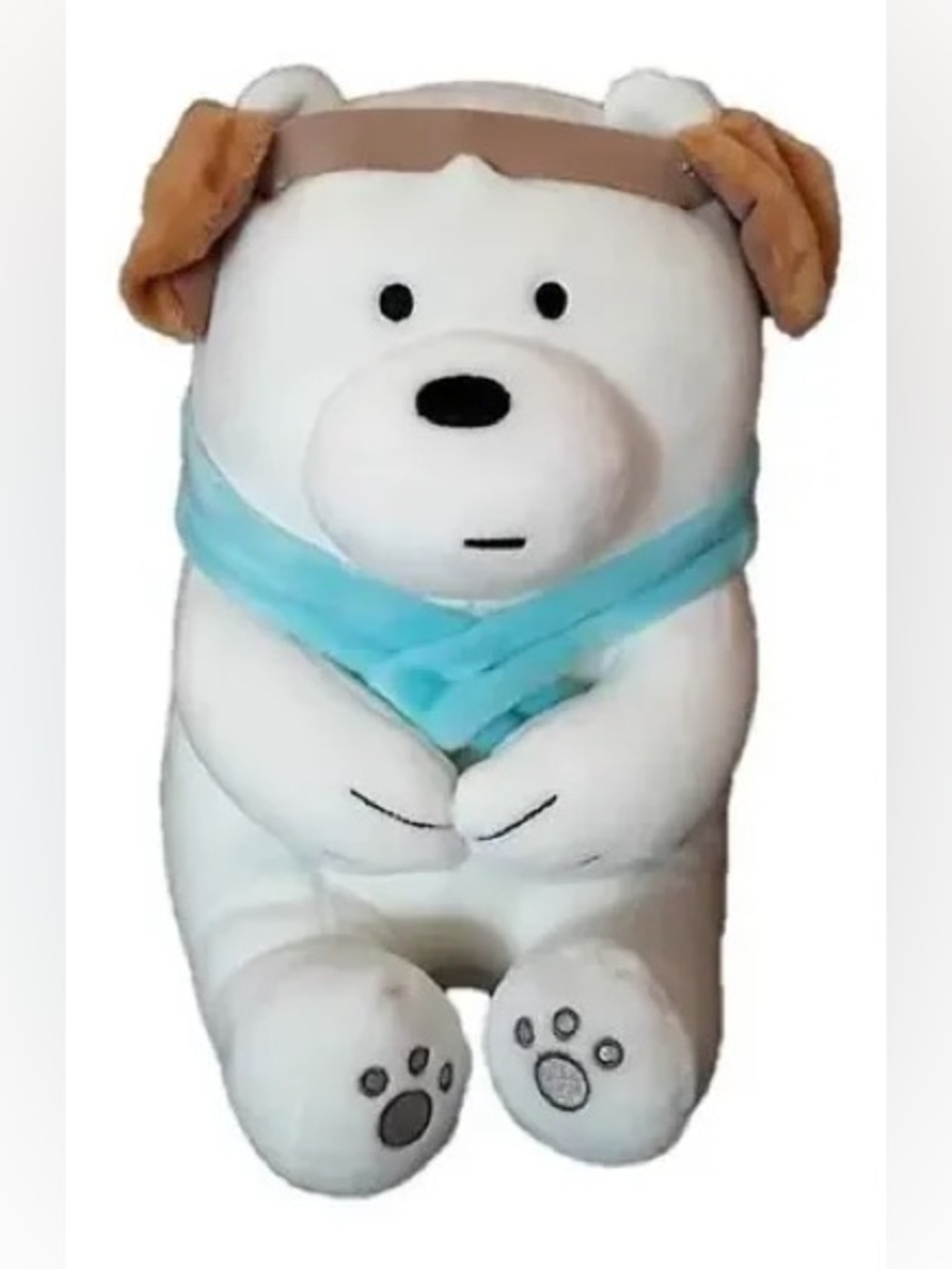 Miniso We Bare Bears Ice Polar Bear 9” Plush Toy